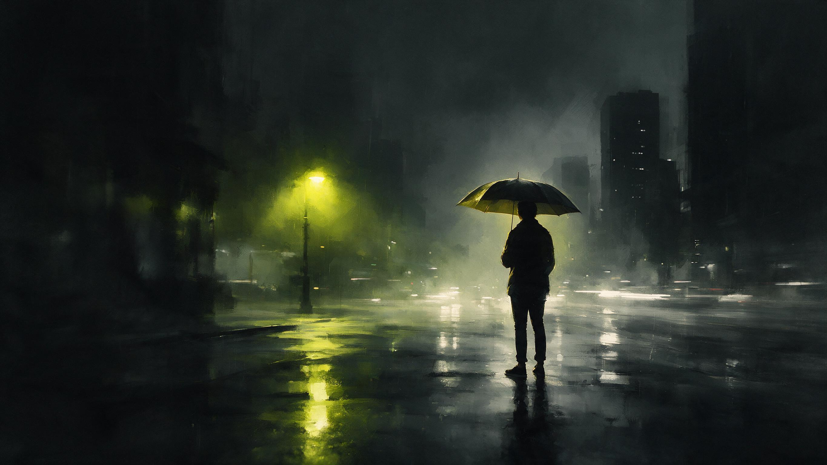 Art style carried from stills into a moving scene