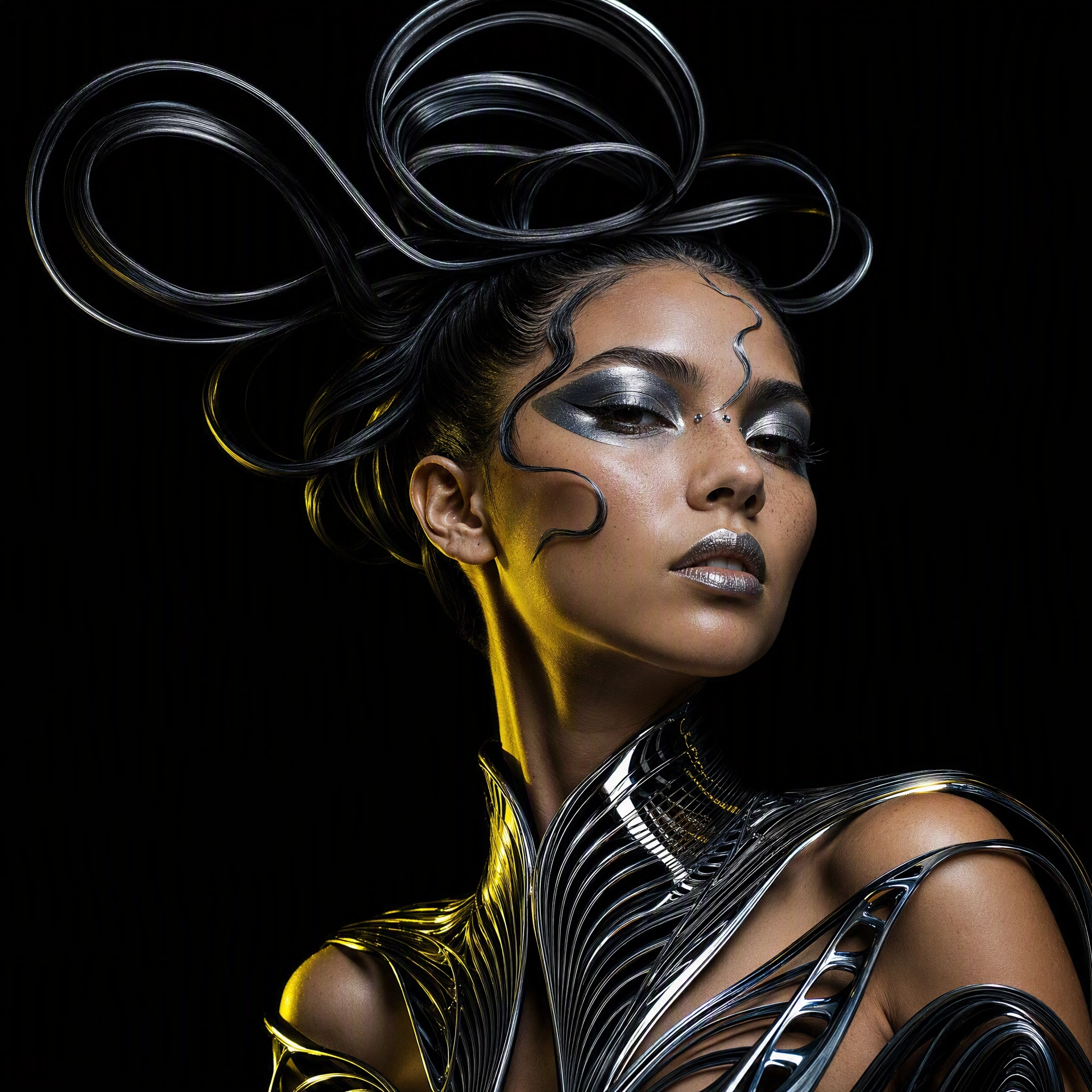 AI social fashion still generated from a prompt